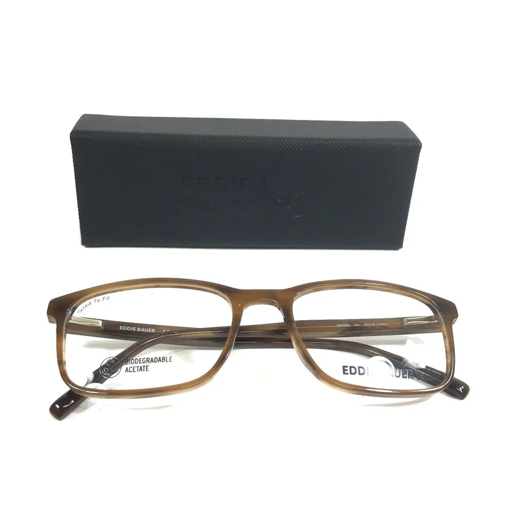 Eddie Bauer Eyeglasses Frames EB32084 KH Khaki Brown Full Rim 57-19-150